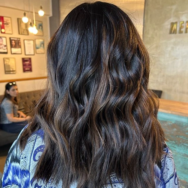 Chocolate Brown Balayage