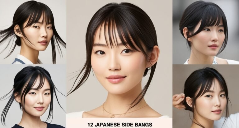 Japanese Side Bangs