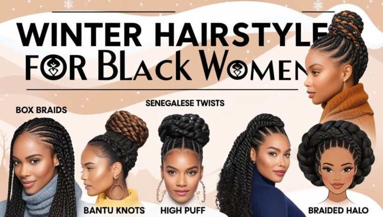 Winter Hairstyles for Black Women