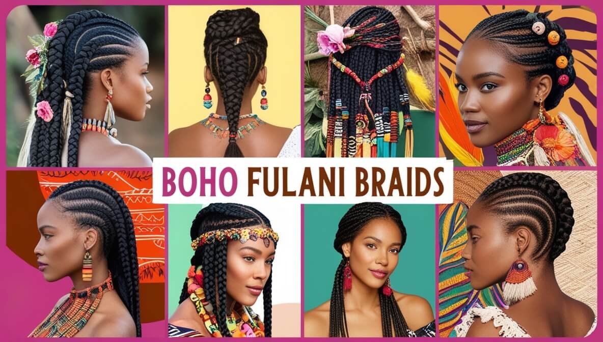 Boho Fulani braids