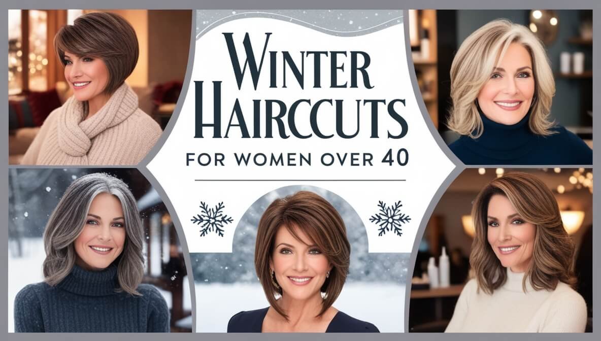 Winter Haircuts For Women Over 40