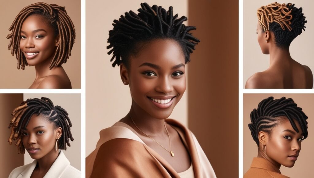 Loc Styles for Short Hair