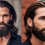 Hairstyles for Long Hair Men with Beards