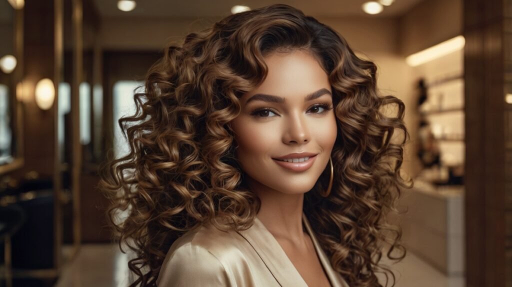 Face Framing Curls