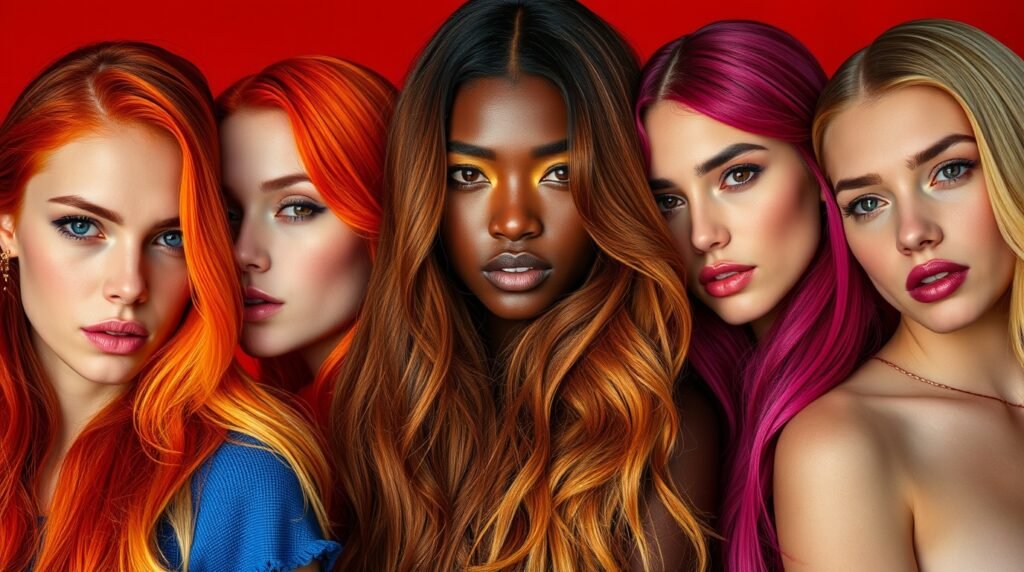 Long Hair women