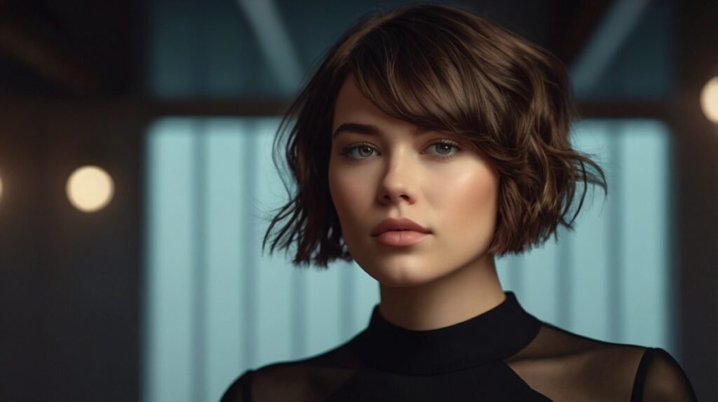 Short Haircuts for Chubby Face