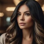 Black Hair with Blonde Highlights