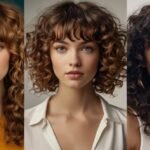 Curly Hairstyles with Bangs