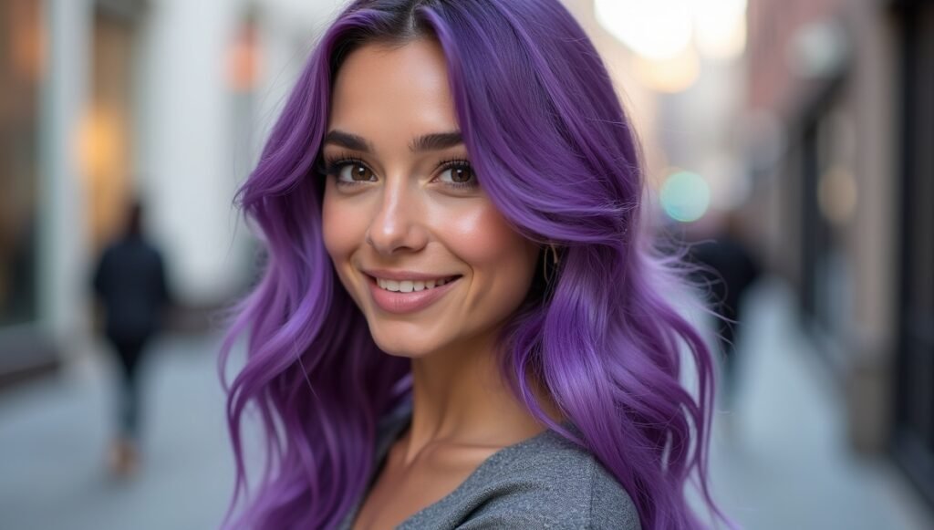 Purple Hair Hairstyles