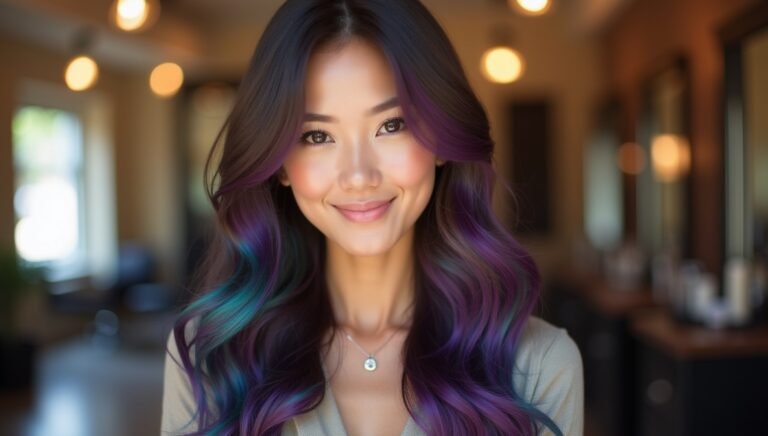 Peekaboo Hair Color