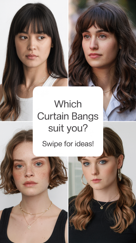 15 Curtain Bangs Inspirations