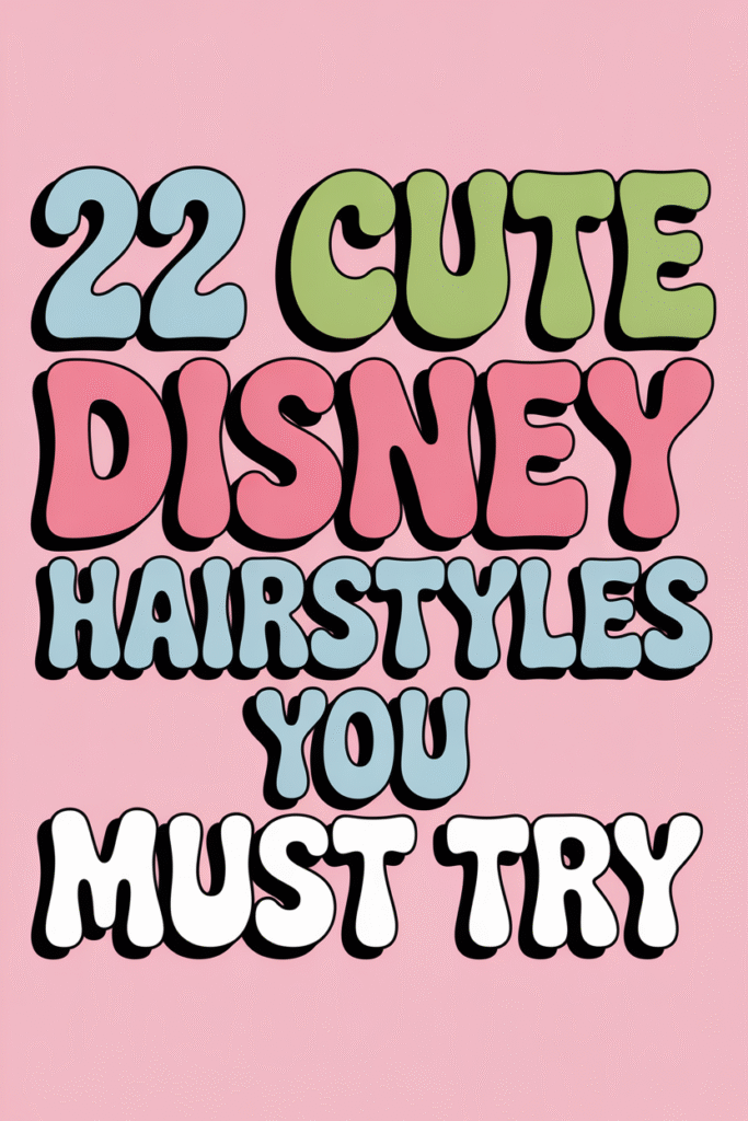Cute Disney Hairstyles